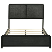 Cavelle 51-inch Upholstered Full Panel Bed Black - 223661F