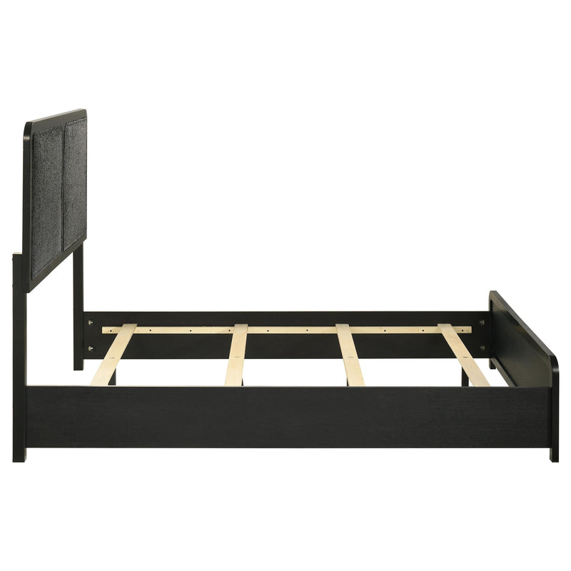 Cavelle 51-inch Upholstered Full Panel Bed Black - 223661F