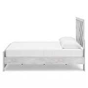 Cayboni Queen Panel Bed with Dresser in Whitewash - PKG016686