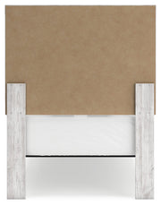Cayboni Twin Panel Bed with Dresser and 2 Nightstands in Whitewash from Ashley - DMV Furniture