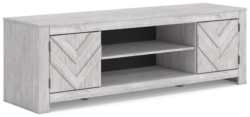 Cayboni Whitewash 71" TV Stand - W3788-68