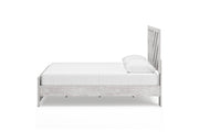 Cayboni Whitewash Queen Panel Bed - DMV FurnitureQueen Bed