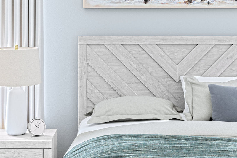 Cayboni Whitewash Queen Panel Bed - DMV FurnitureQueen Bed