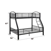 Cayelynn Twin/Full Bunk Bed - 37380BK