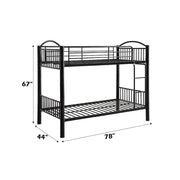 Cayelynn Twin/Twin Bunk Bed - 37385BK