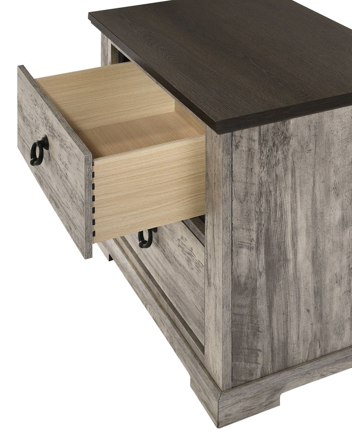 Ella-Mae - Nightstand - Gray