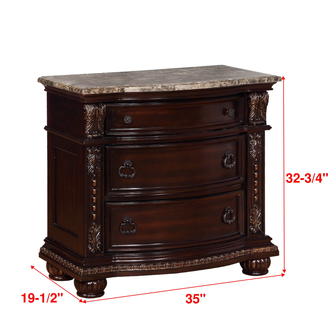 Stanley - Nightstand - Cherry