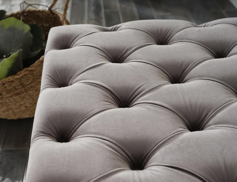 Cecilia Storage Ottoman (Pearla Grey) - DMV FurnitureOttoman