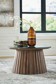Ceilby Black/Brown Accent Coffee Table - A4000601