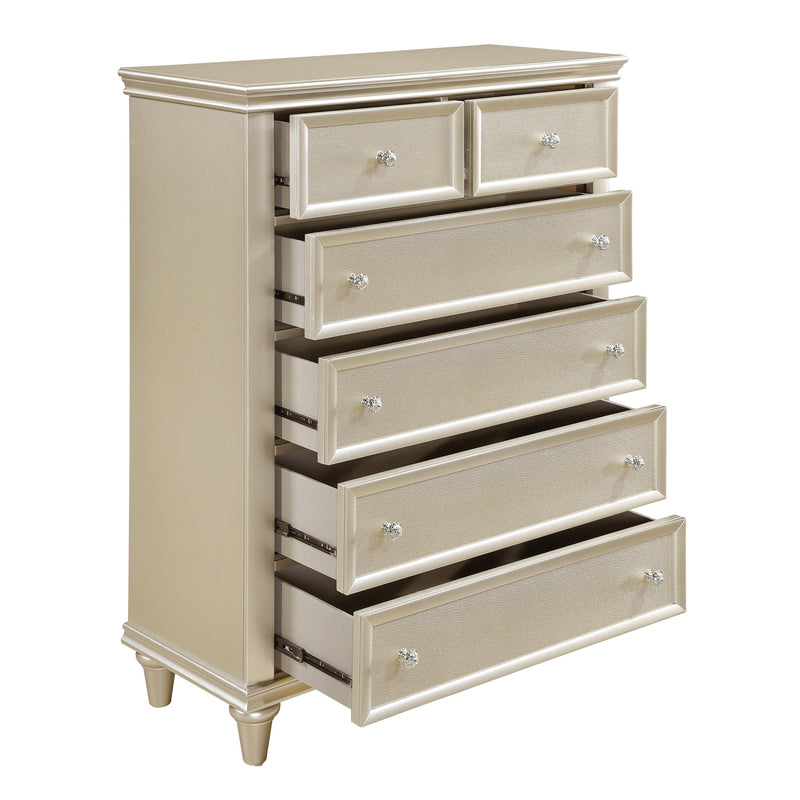 Celandine Silver Upholstered Panel Bedroom Set - DMV FurnitureBedroom Set