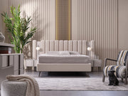 Cenova Bedroom (Queen Frame With Headboard & Dresser With Mirror & 2 Nightstand) - 200-MAX-CEN-150-QB-SET