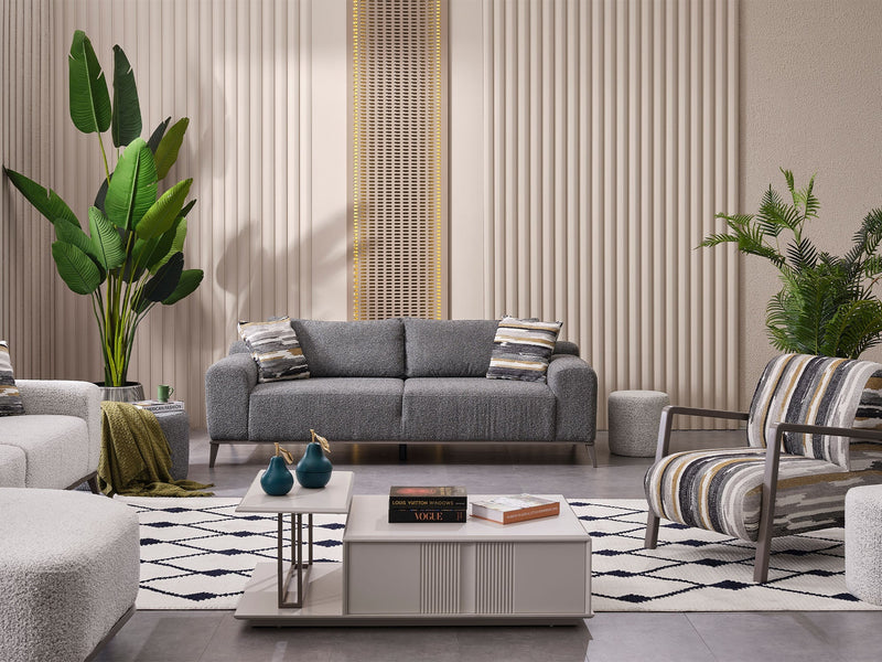 Cenova Convertible Sofa in Grey - 200-MAX-CEN-TED11-3