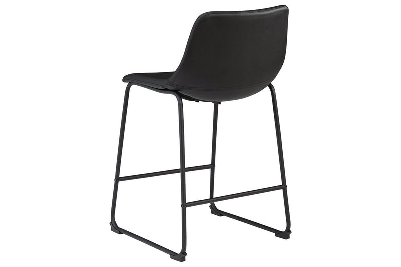 Centiar Black Counter Height Bar Stool (Set of 2) - DMV FurnitureBarstool