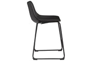 Centiar Black Counter Height Bar Stool (Set of 2) - DMV FurnitureBarstool