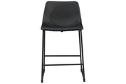 Centiar Black Counter Height Bar Stool (Set of 2) - DMV FurnitureBarstool