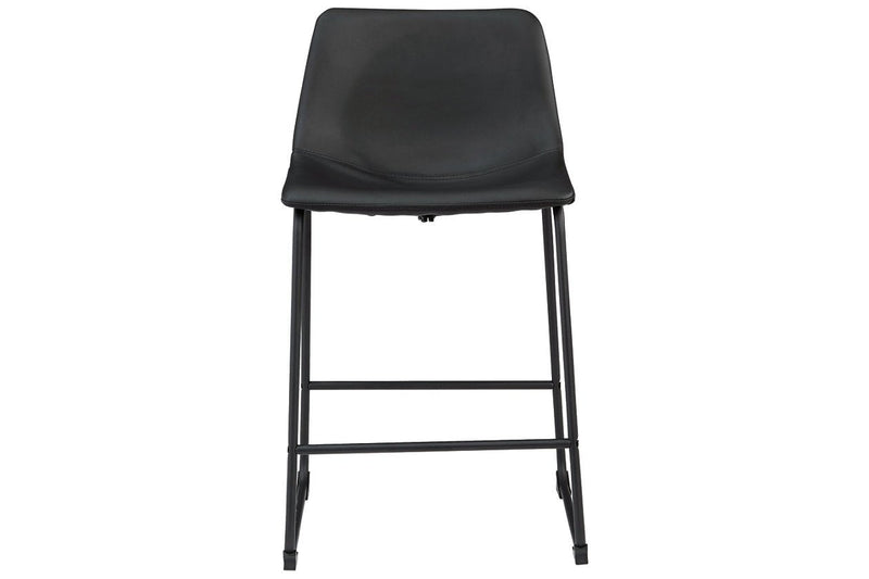 Centiar Black Counter Height Bar Stool (Set of 2) - DMV FurnitureBarstool