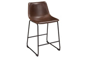 Centiar Brown Counter Height Bar Stool (Set of 2) - DMV FurnitureBarstool