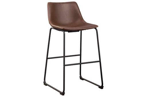 Centiar Brown Pub Height Bar Stool (Set of 2) - DMV FurnitureBarstool