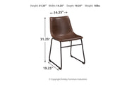 Centiar Brown/Black Dining Chair (Set of 2) - DMV FurnitureDining Chair