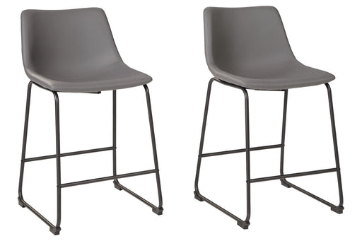 Centiar Gray Counter Height Bar Stool (Set of 2) - DMV FurnitureBarstool