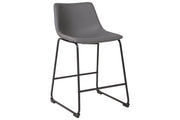 Centiar Gray Counter Height Bar Stool (Set of 2) - DMV FurnitureBarstool