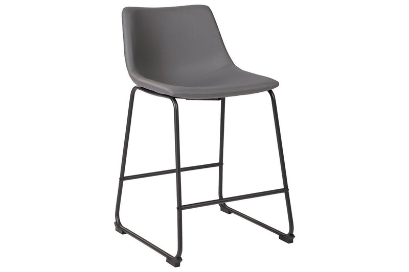 Centiar Gray Counter Height Bar Stool (Set of 2) - DMV FurnitureBarstool