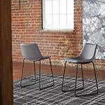 Centiar Gray Counter Height Bar Stool (Set of 2) - DMV FurnitureBarstool