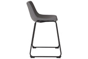 Centiar Gray Counter Height Bar Stool (Set of 2) - DMV FurnitureBarstool
