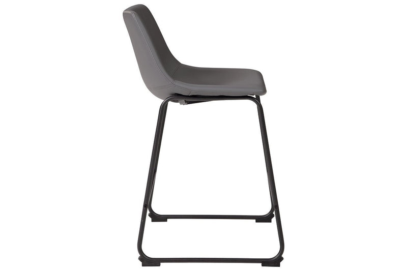 Centiar Gray Counter Height Bar Stool (Set of 2) - DMV FurnitureBarstool