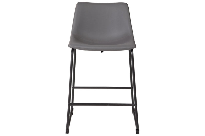 Centiar Gray Counter Height Bar Stool (Set of 2) - DMV FurnitureBarstool