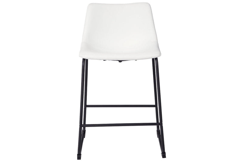 Centiar White Counter Height Bar Stool (Set of 2) - DMV FurnitureBarstool