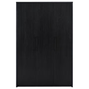 Cerda 3-door Bedroom Wardrobe Storage Cabinet Armoire Black - 950448BLK