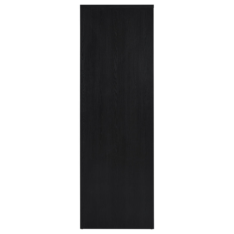 Cerda 3-door Bedroom Wardrobe Storage Cabinet Armoire Black - 950448BLK