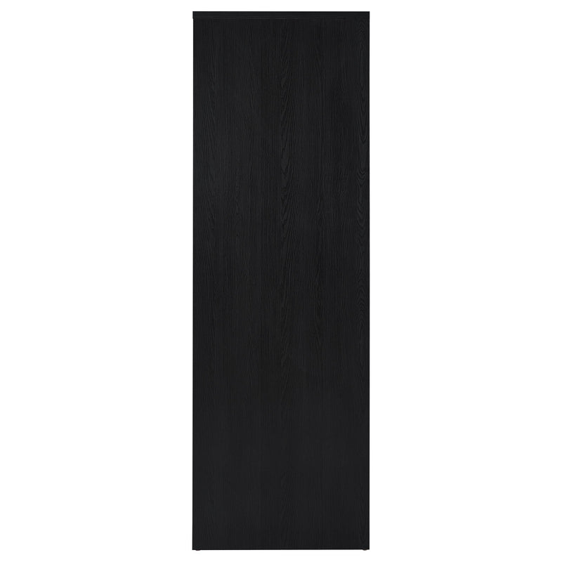 Cerda 3-door Bedroom Wardrobe Storage Cabinet Armoire Black - 950448BLK