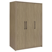 Cerda 3-door Bedroom Wardrobe Storage Cabinet Armoire Latte - 950448LTE