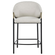 Chadwick Fabric Upholstered Counter Chair Beige (Set of 2) - 183436