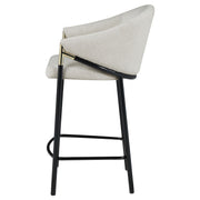 Chadwick Fabric Upholstered Counter Chair Beige (Set of 2) - 183436