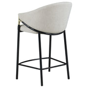 Chadwick Fabric Upholstered Counter Chair Beige (Set of 2) - 183436