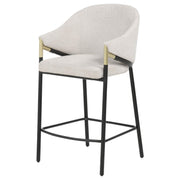 Chadwick Fabric Upholstered Counter Height Chair Beige (Set of 2) - 183436N
