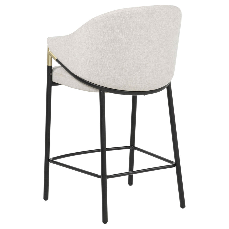 Chadwick Fabric Upholstered Counter Height Chair Beige (Set of 2) - 183436N