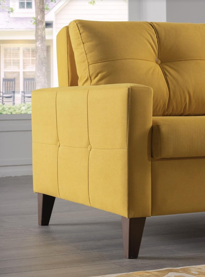 Chair And A Half (Zigana Yellow) - DMV FurnitureLiving Room Chair