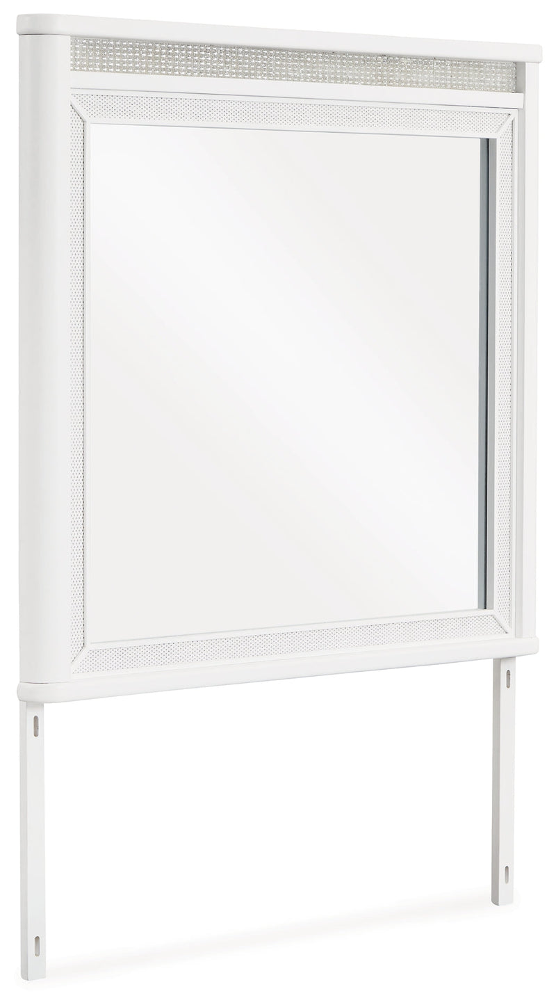 Chalanna White Bedroom Mirror - B822-36