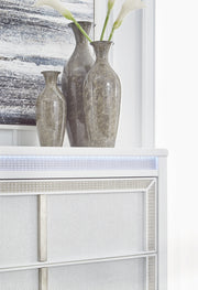 Chalanna White Chest of Drawers - B822-46