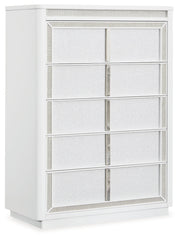 Chalanna White Upholstered Panel Storage Bedroom Set from Ashley - DMV Furniture