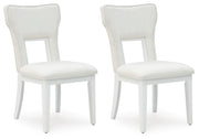Chalanna White Dining Chair (Set of 2) - D822-01X2