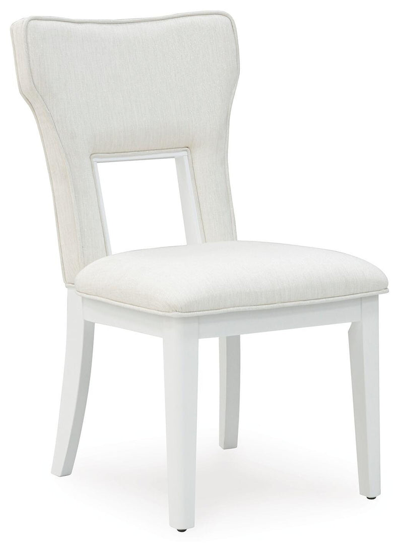 Chalanna White Dining Chair (Set of 2) - D822-01X2