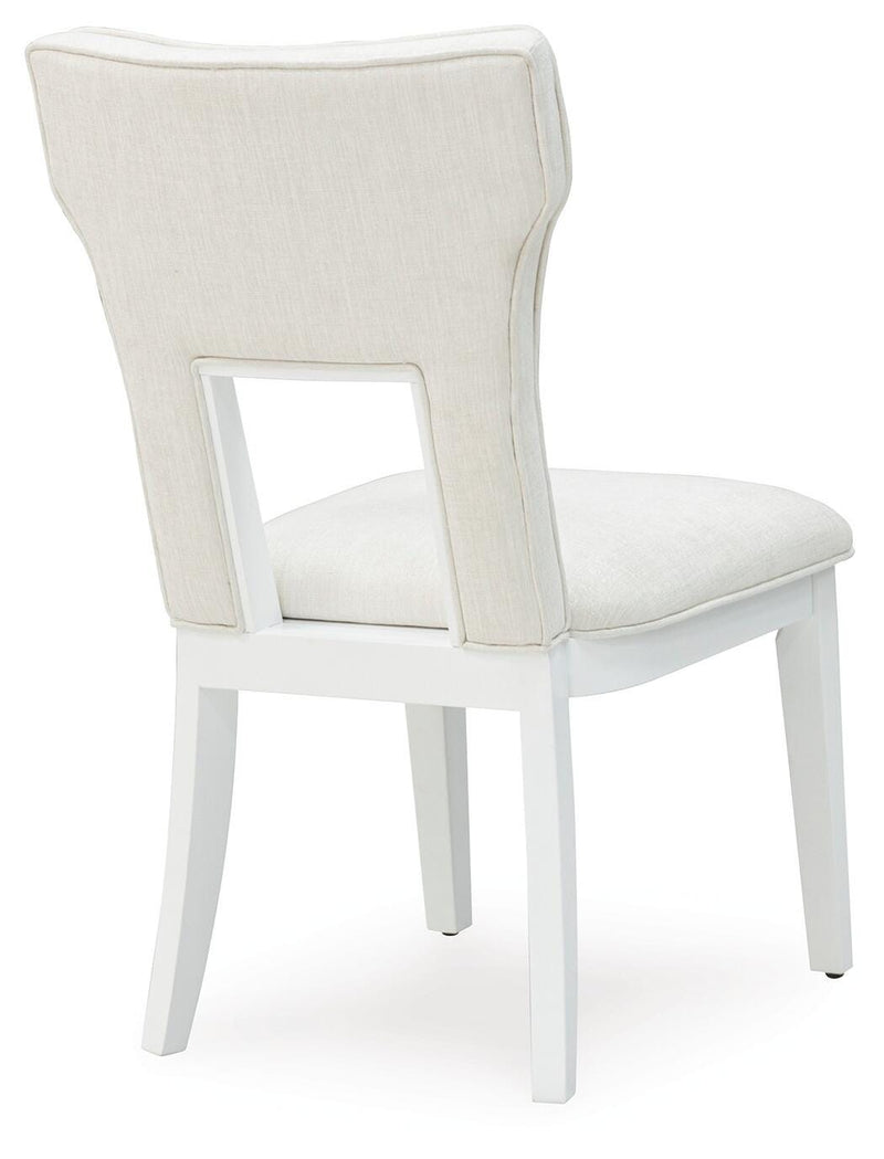 Chalanna White Dining Chair (Set of 2) - D822-01X2