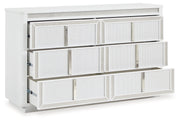 Chalanna White Dresser - B822-31