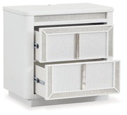 Chalanna White Upholstered Panel Storage Bedroom Set - DMV FurnitureBedroom Set