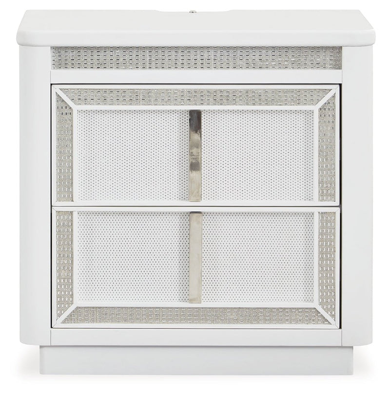Chalanna White Upholstered Panel Storage Bedroom Set - DMV FurnitureBedroom Set